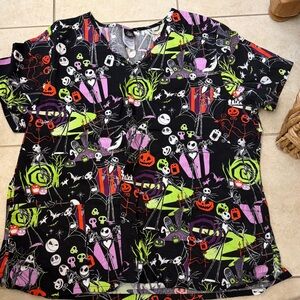 Nightmare Before Christmas Scrub To